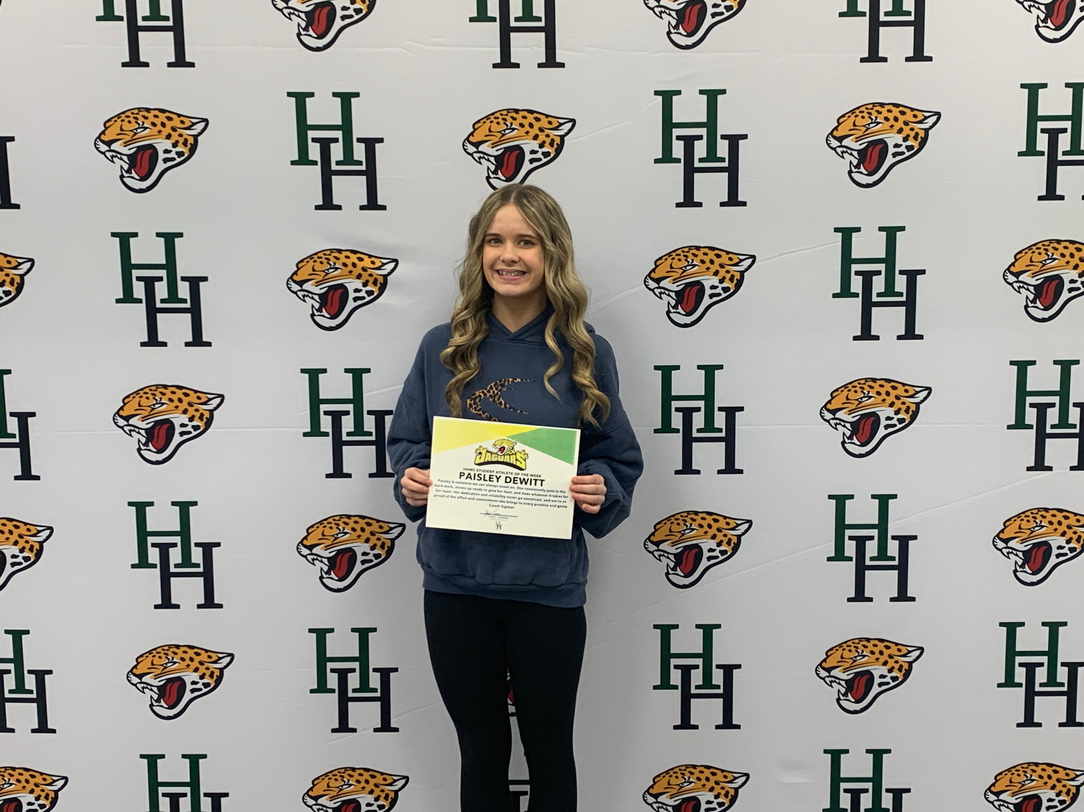 Bella Gilbert is this week's Student Athlete of the Week