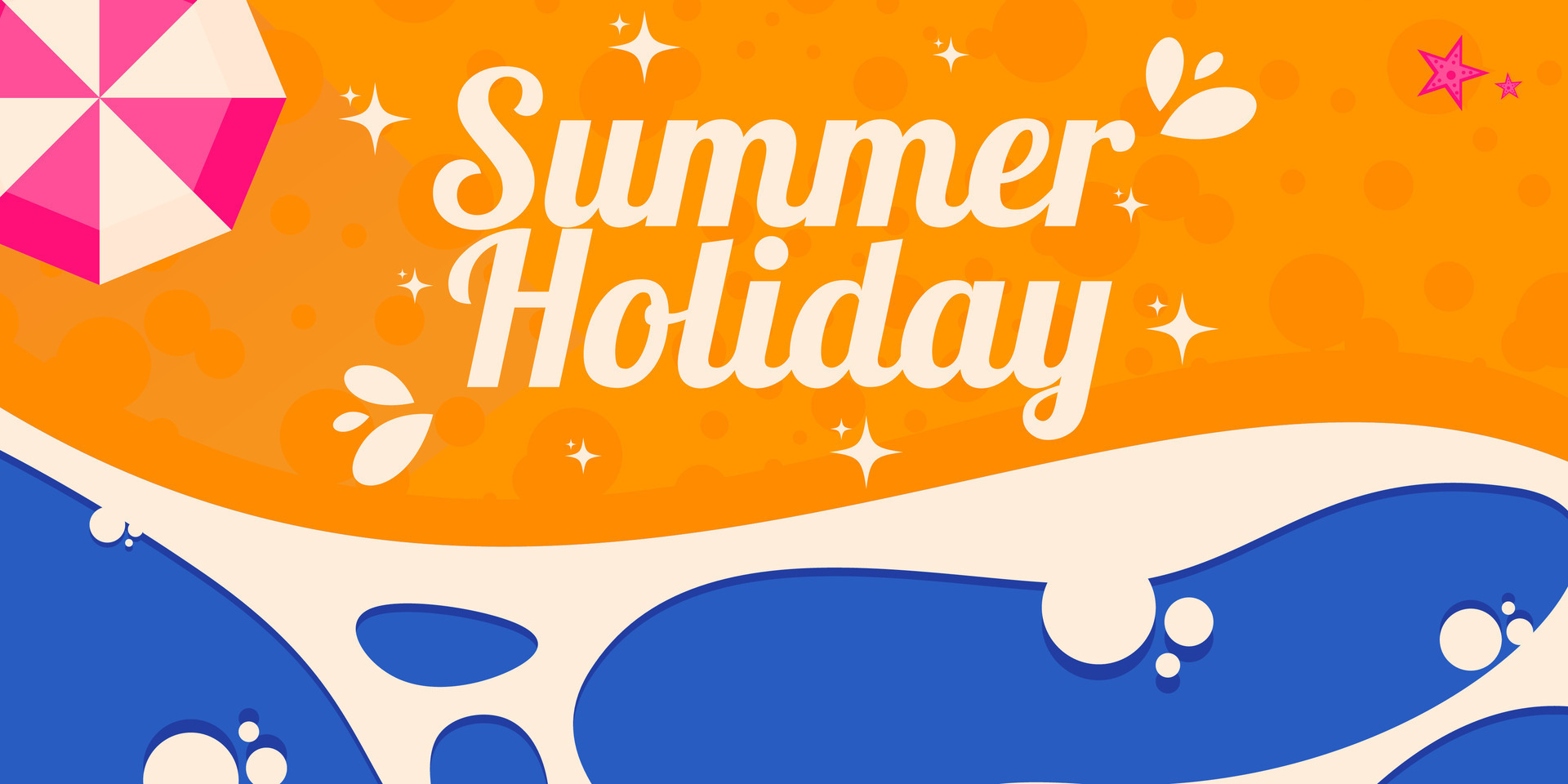 Summer holiday graphic