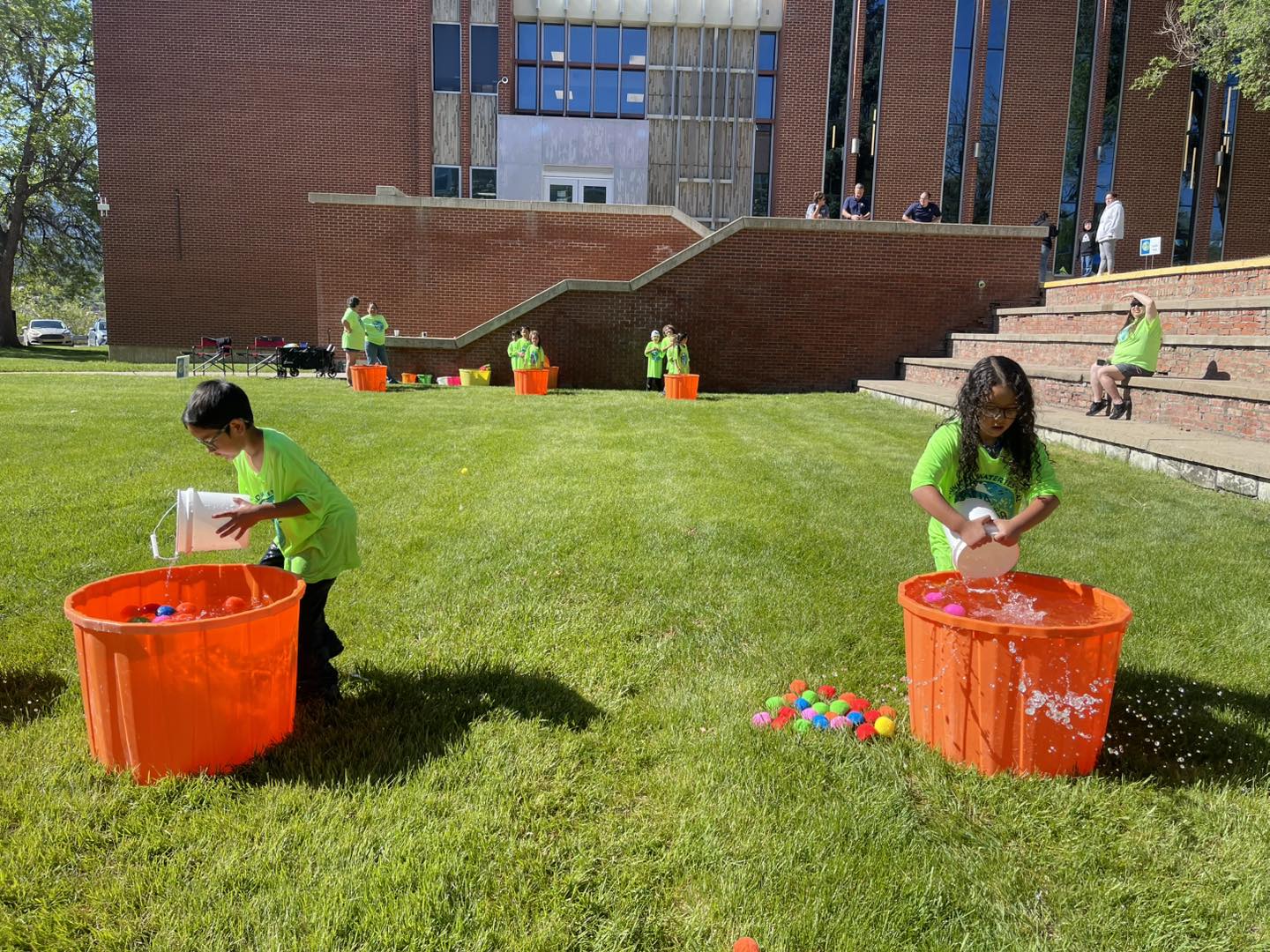 Kids playing games