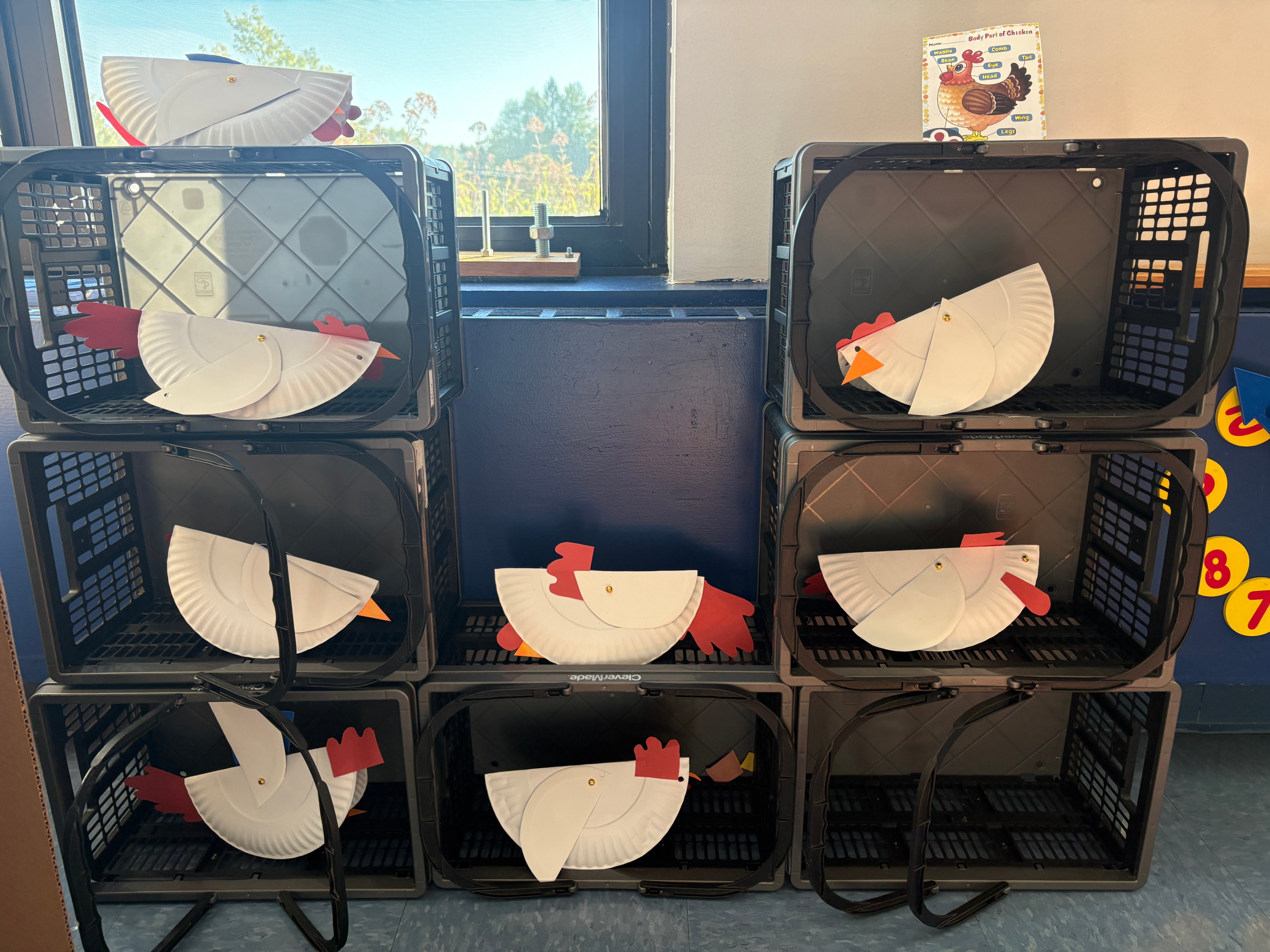 Craft that pre K students completed