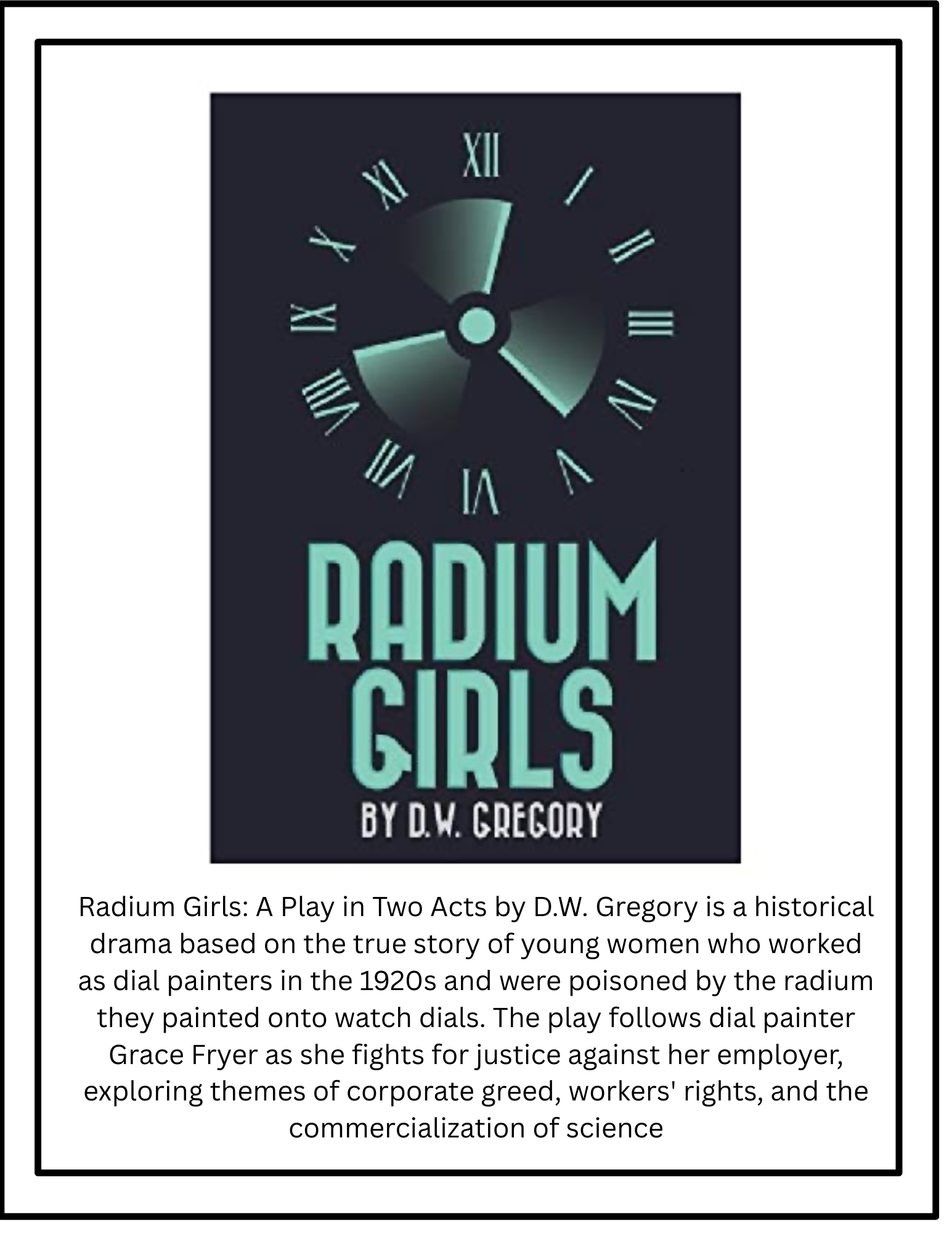 Graphic about Radium Girls