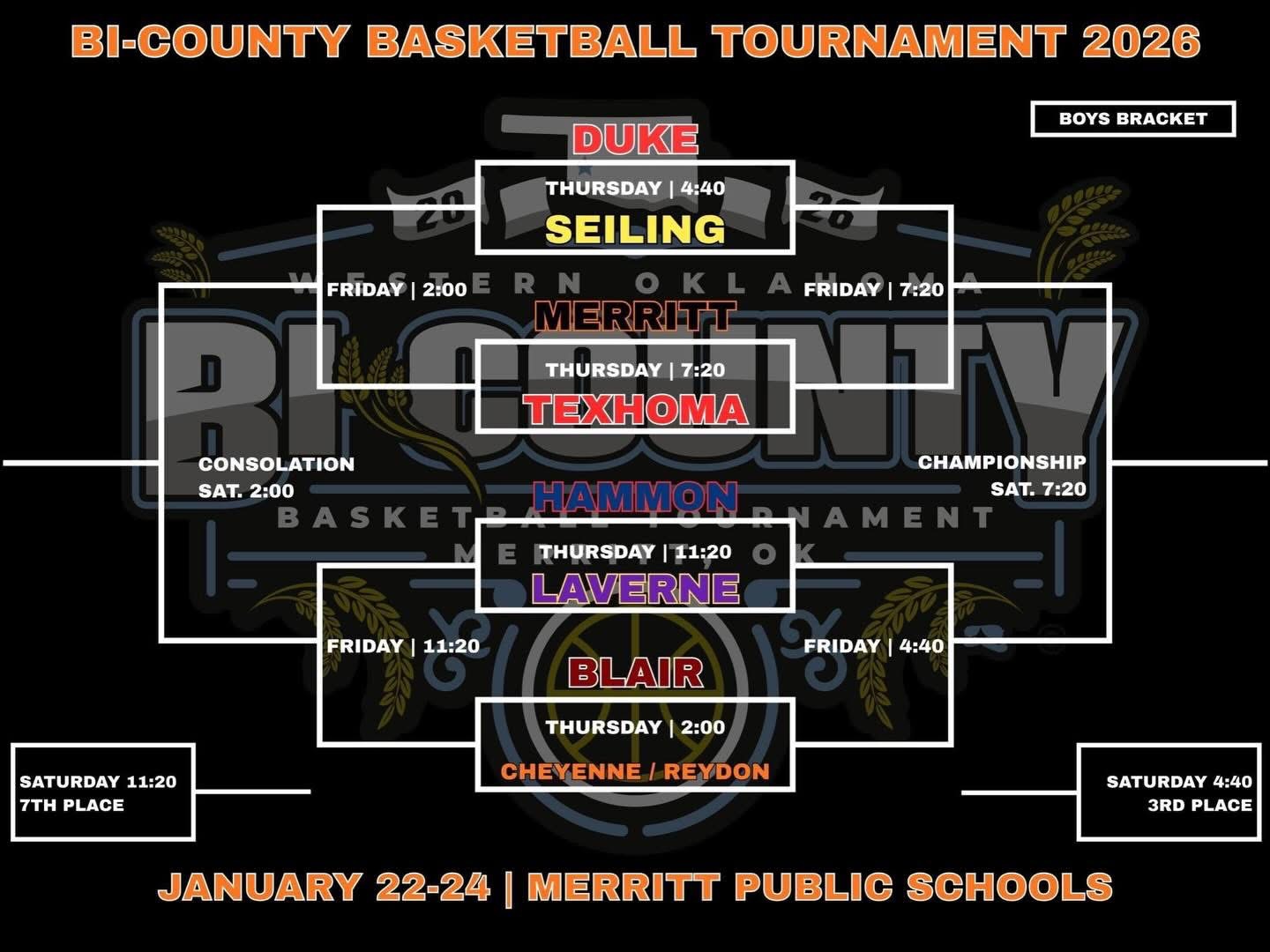 BI-COUNTY BASKETBALL TOURNAMENT 2026 BOYS BRACKET