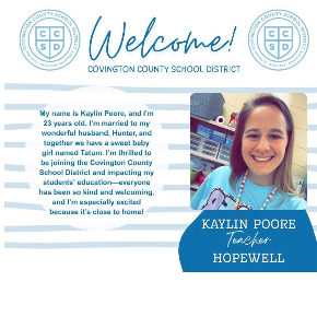 New Teacher Spotlight!