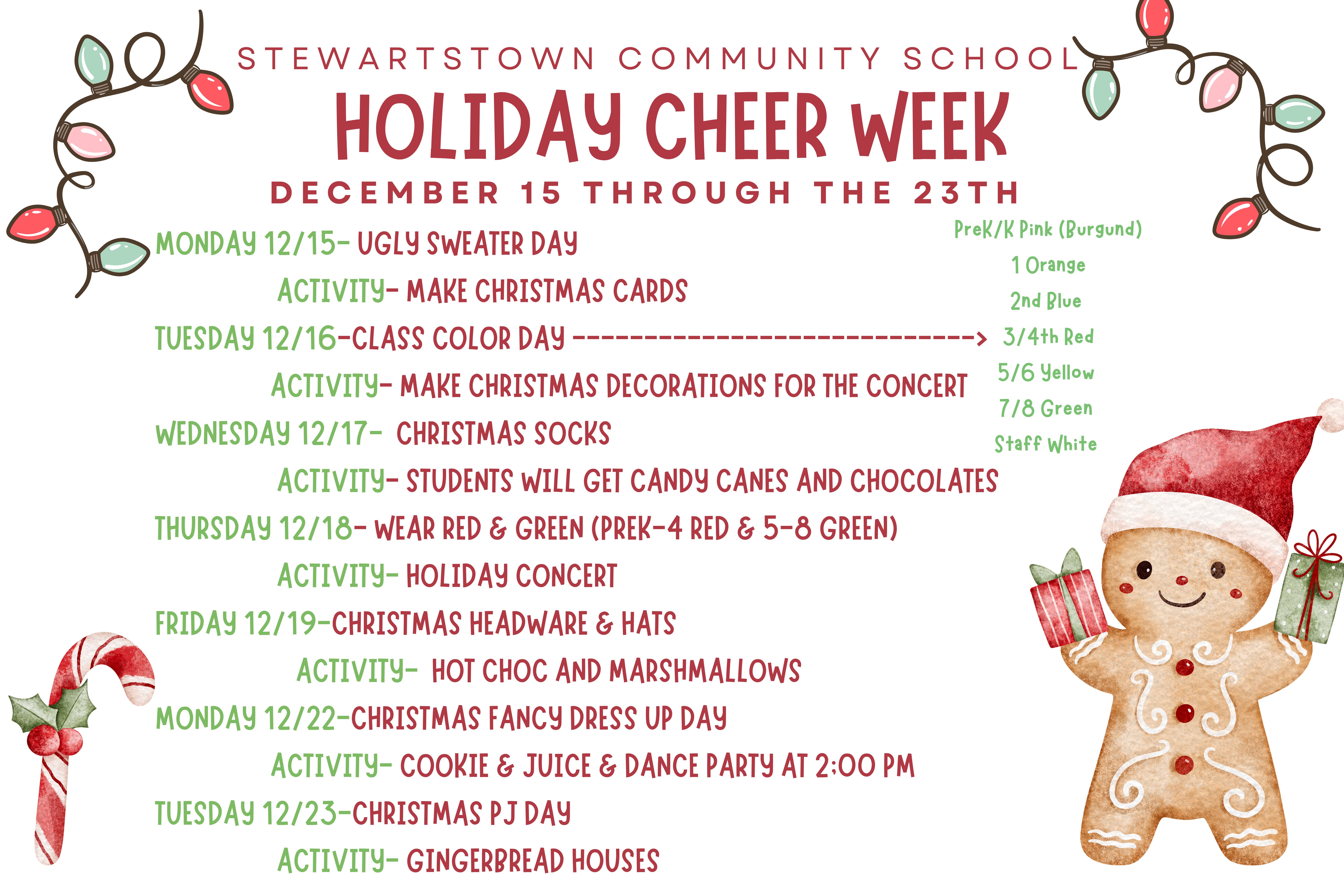 Holiday Cheer Week