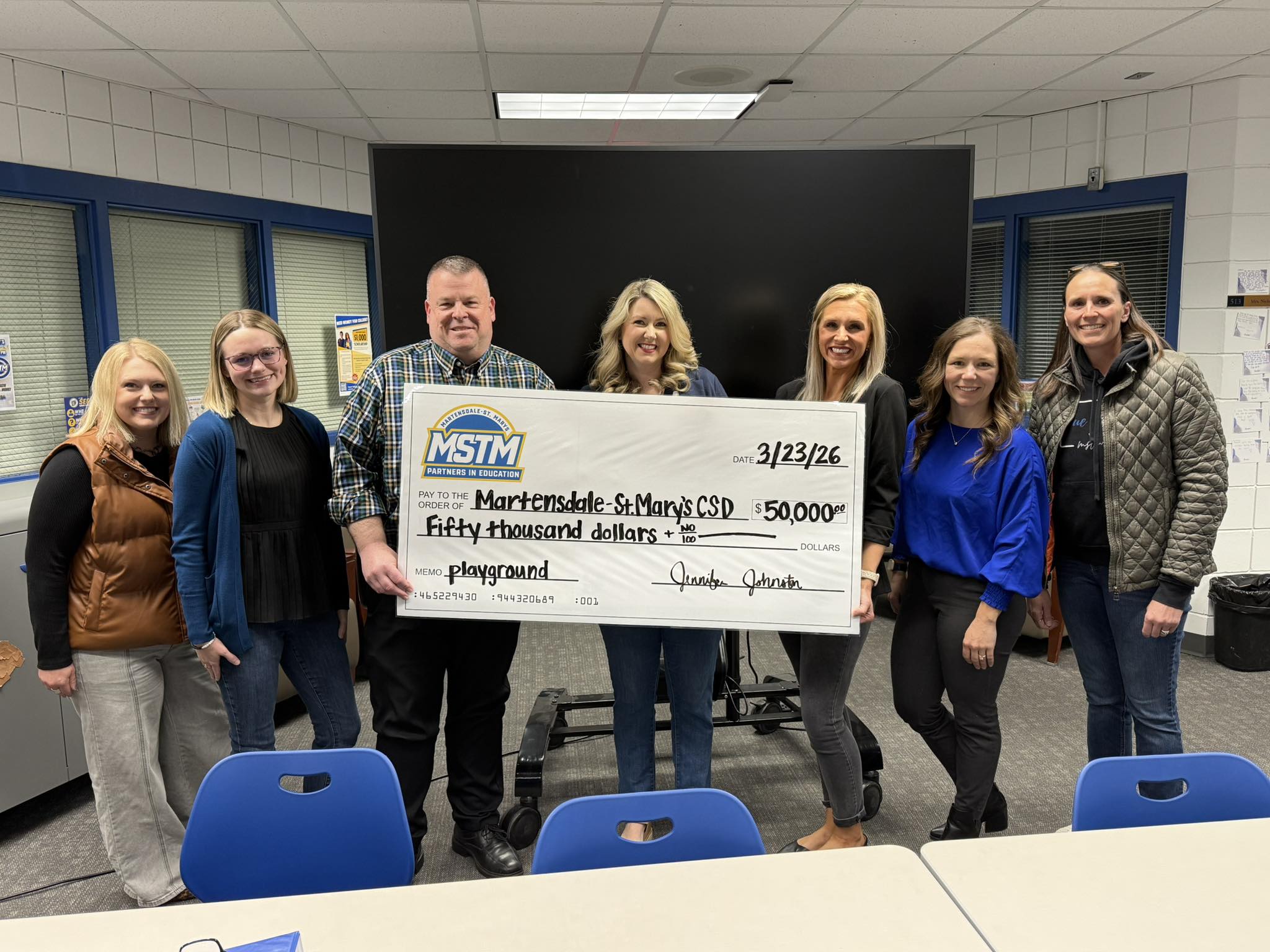 A Big Win for Play: MTSM PIE Donates $50,000 for New Playground