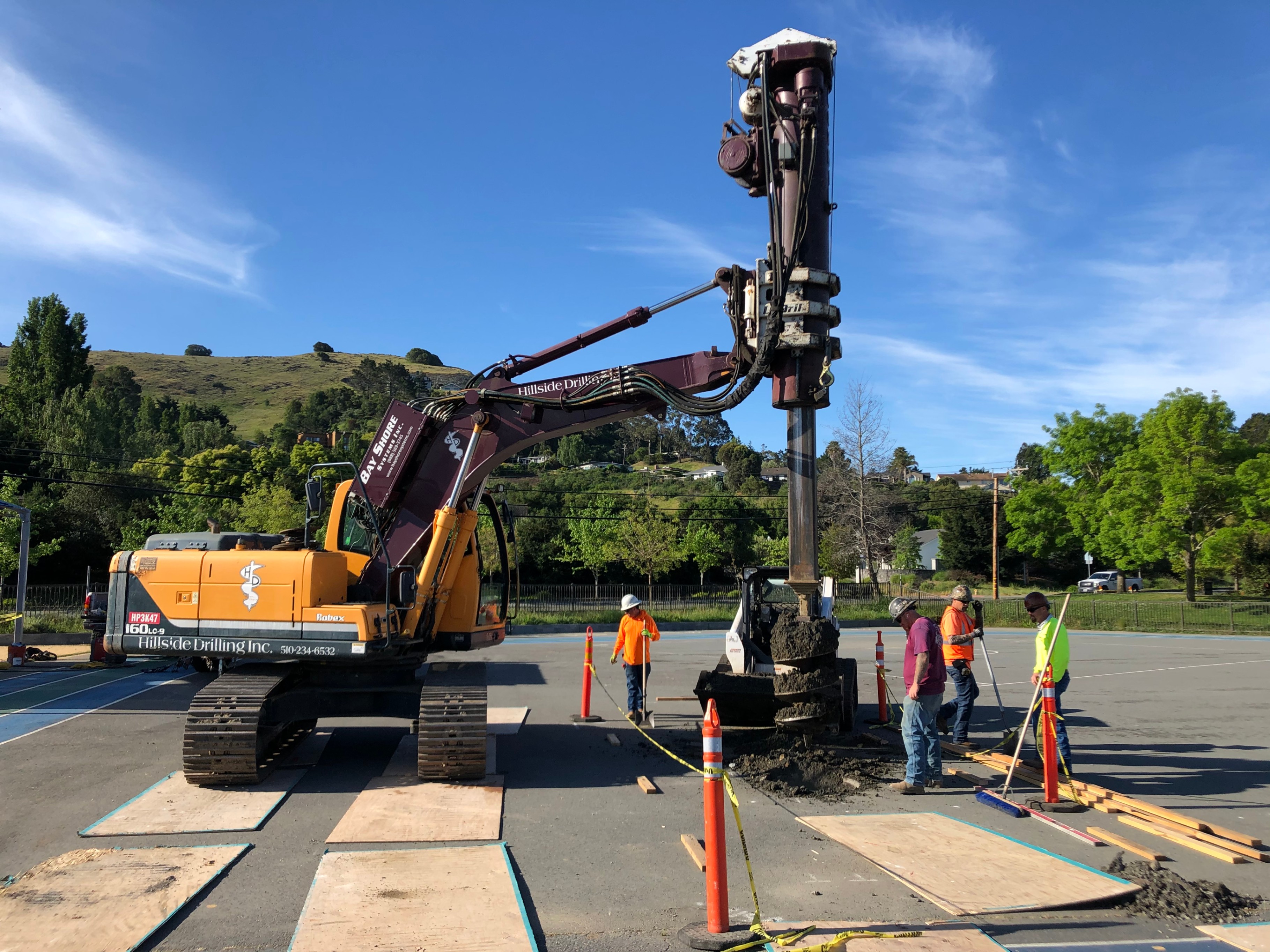 construction on playground