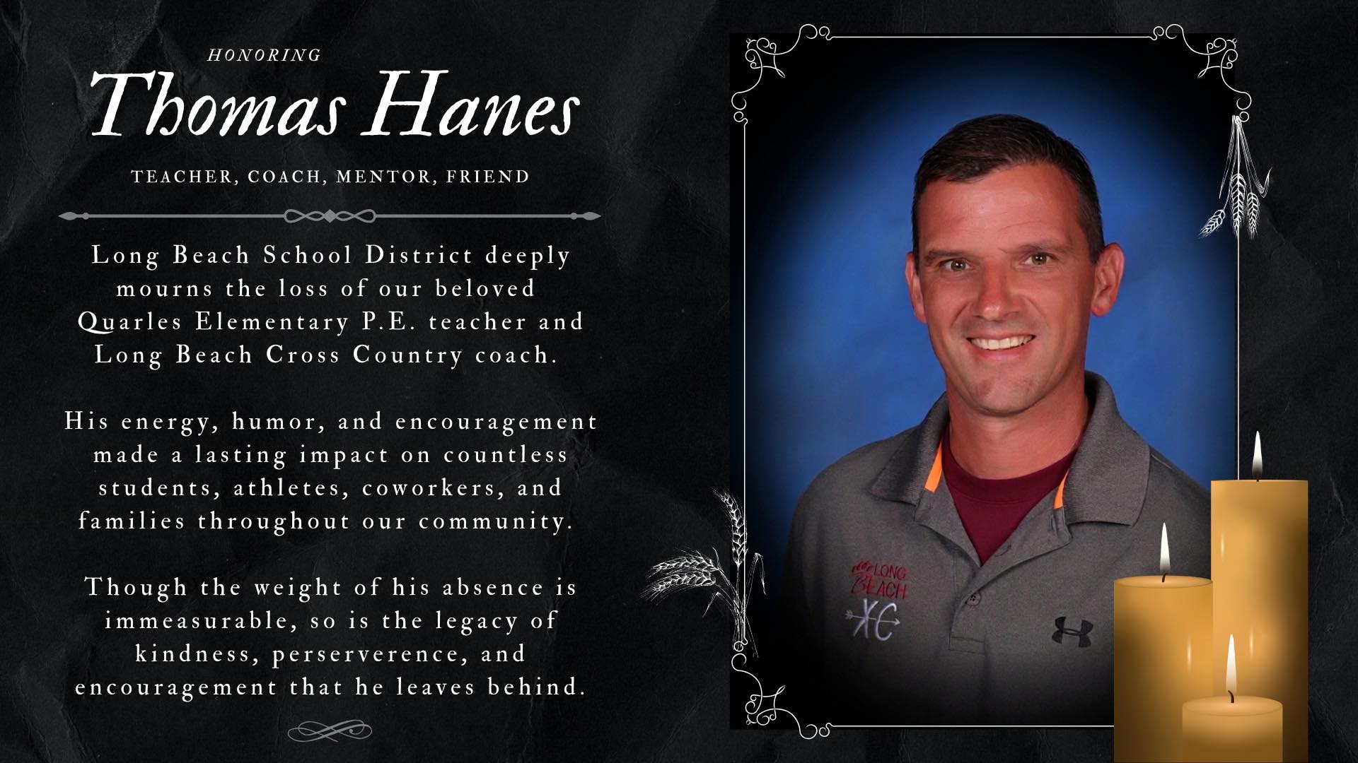 in memory of thomas hanes