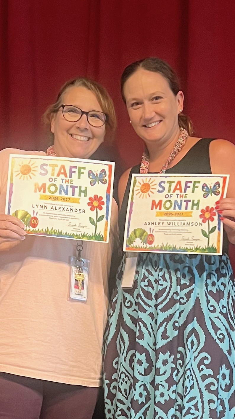 staff members of the month