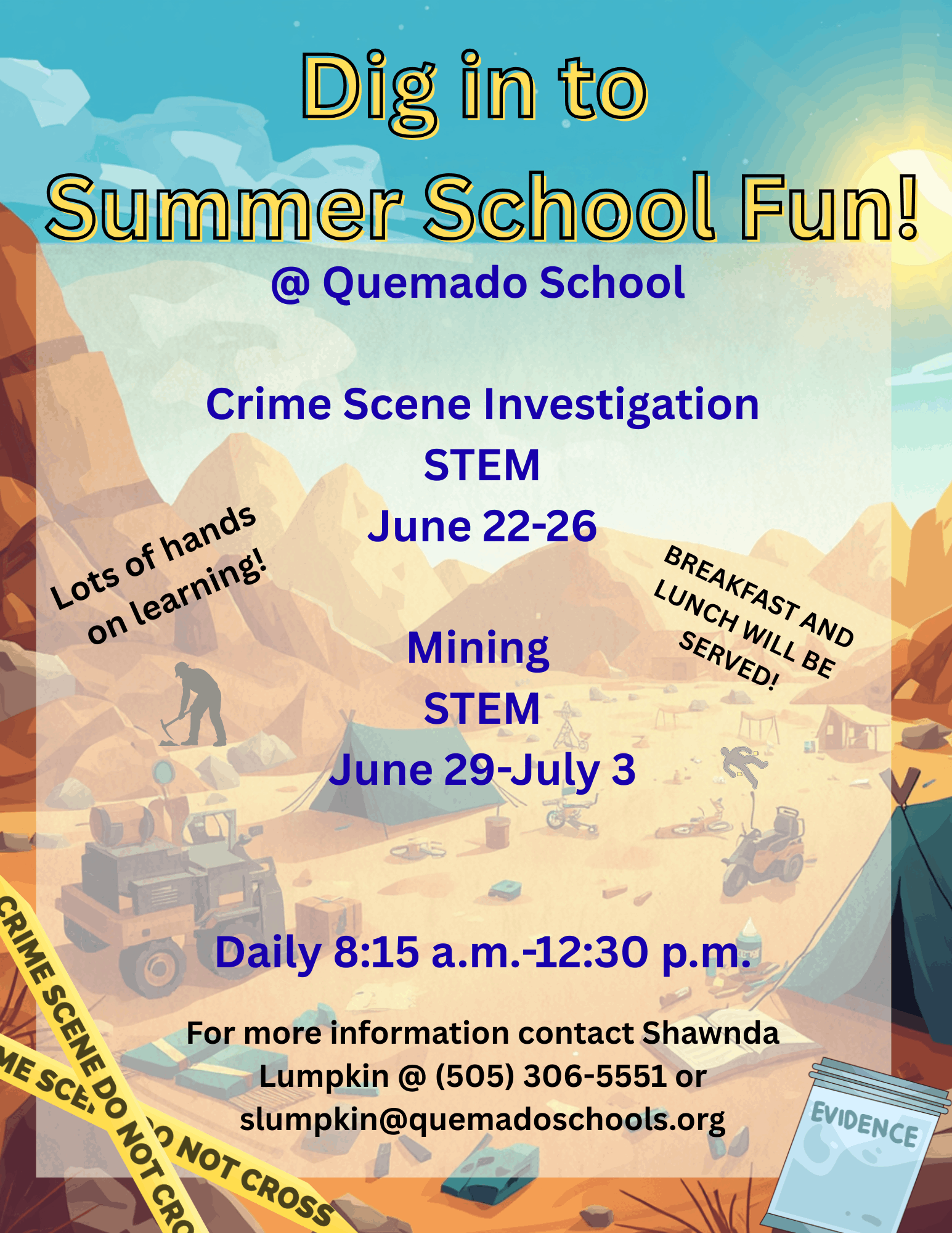 Dig into Summer School Fun