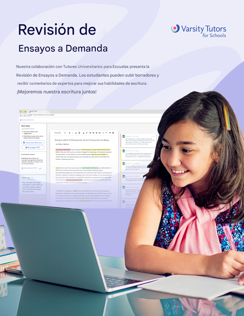Revisión de ensayos a pedido