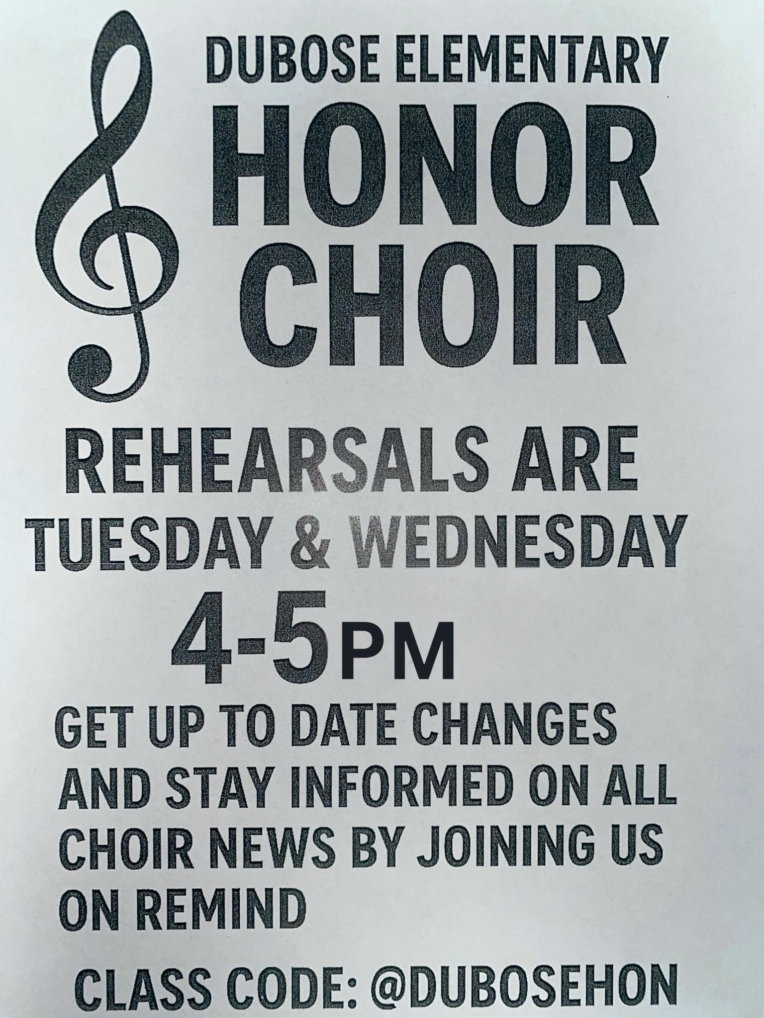 Honor Choir