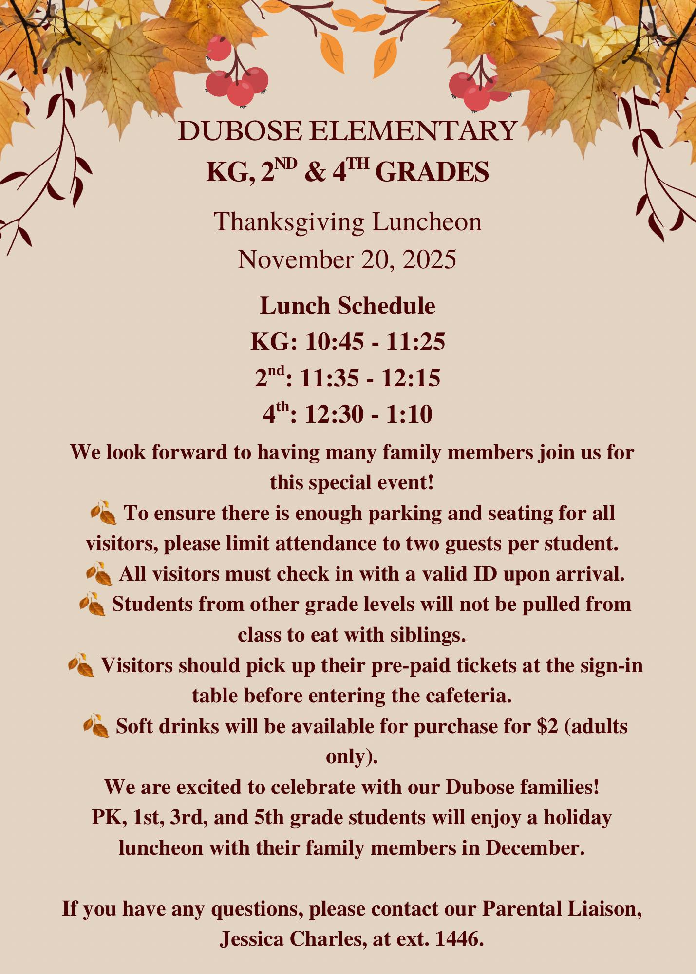 Thanksgiving Luncheon