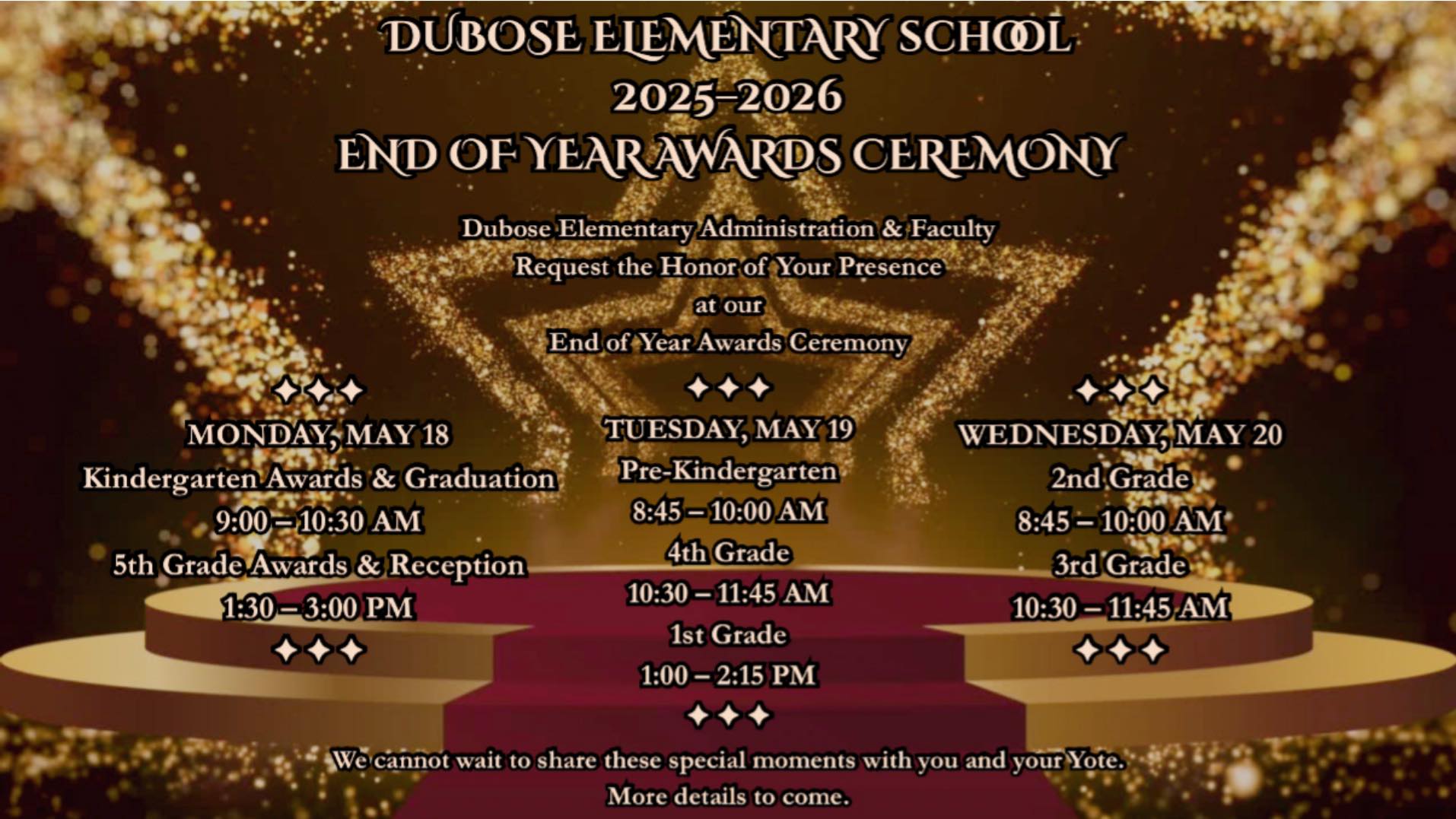 End of Year Awards