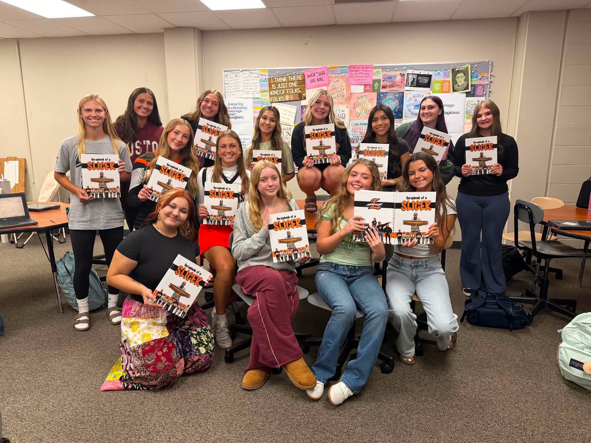 The 2026-2027 yearbook staff.
