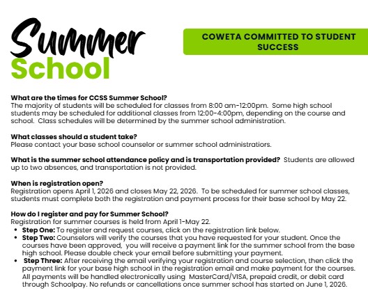 Summer School 2026 Information