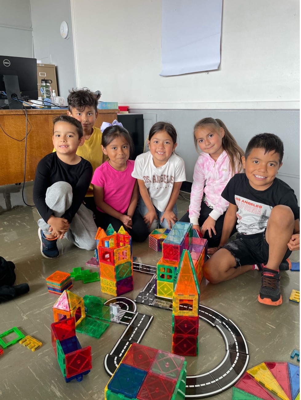 Students with Blocks