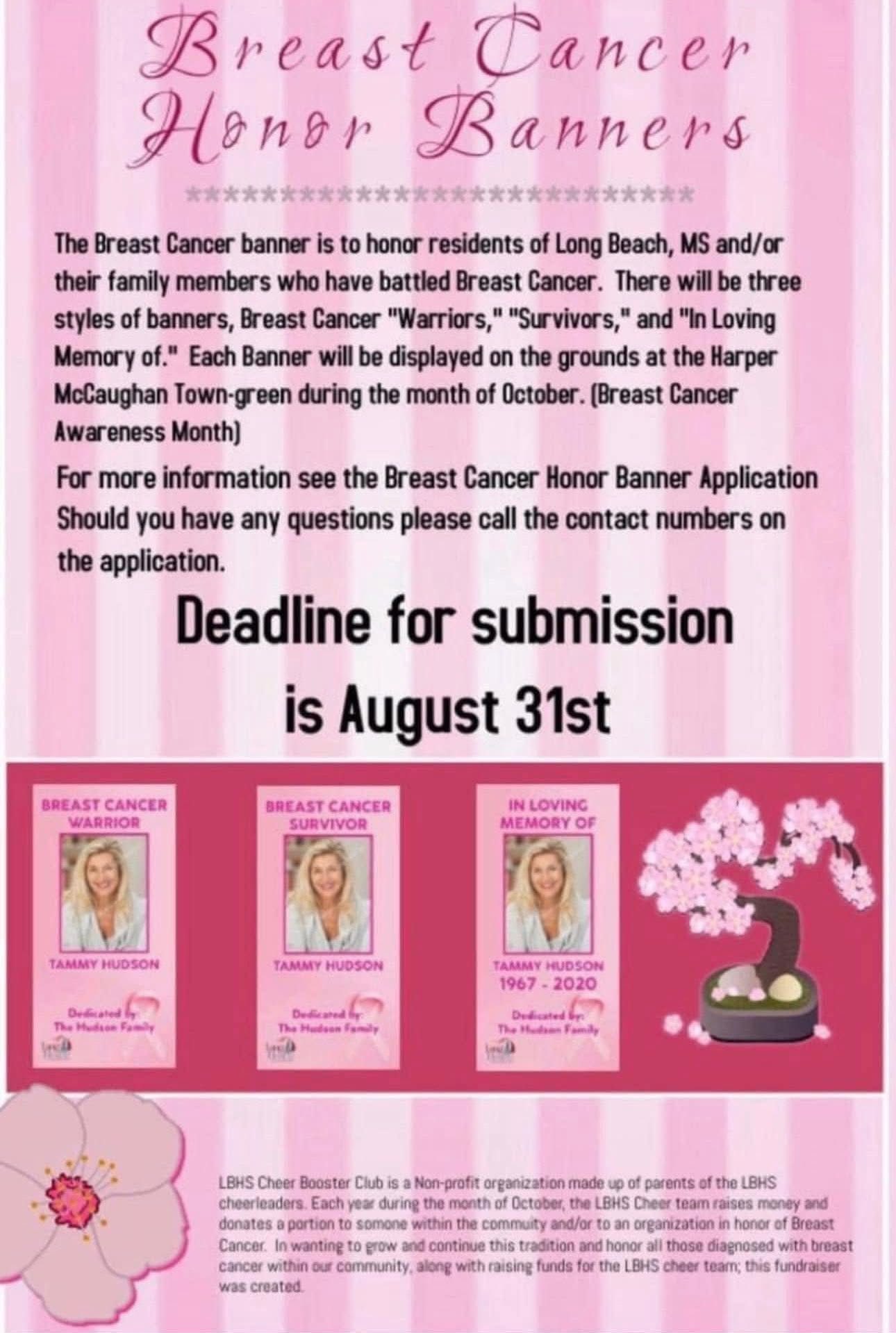 LBHS Cheer honors Breast Cancer