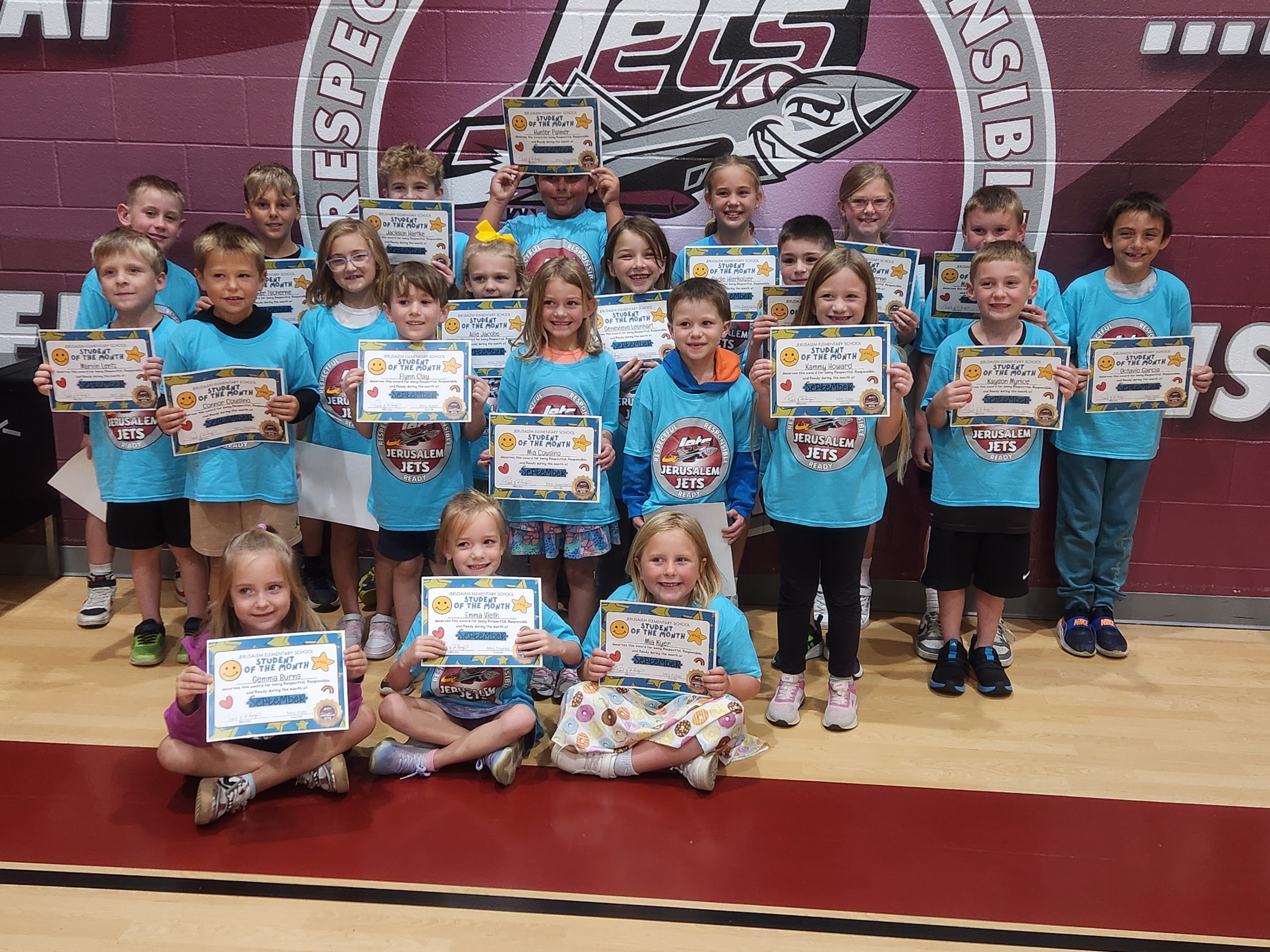 September's Student of The Month