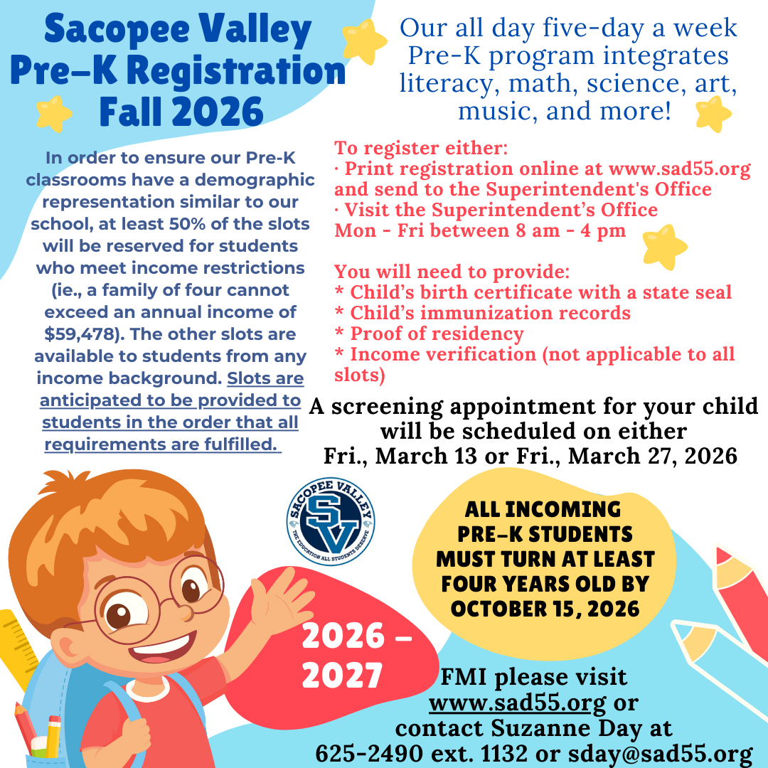 Fall 2026 Pre-K Registration