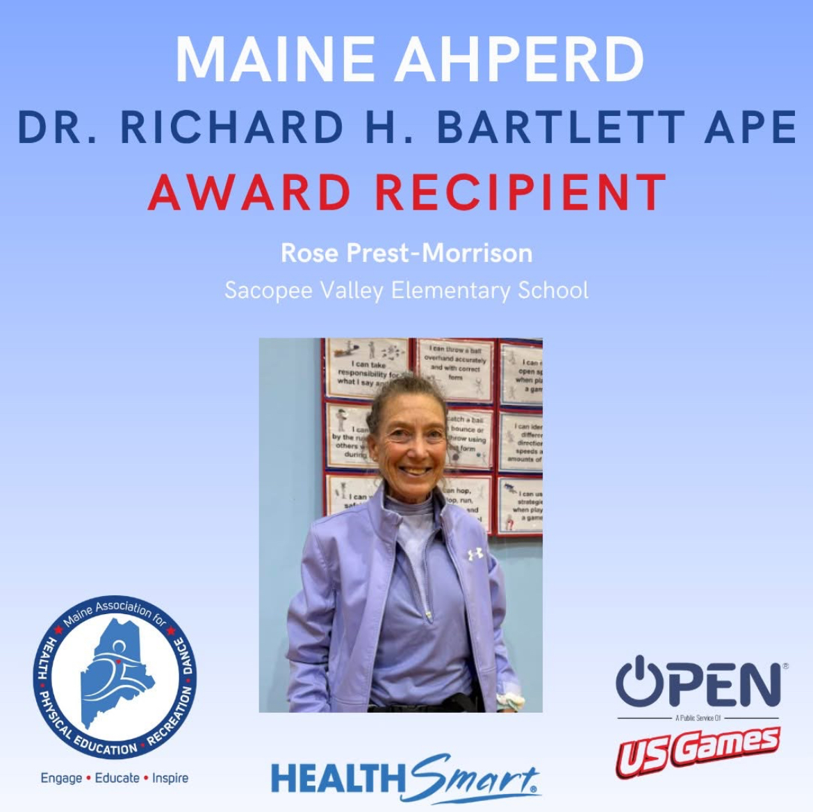 Rose Prest-Morrison - Dr. Richard H. Bartlett Award Recipient
