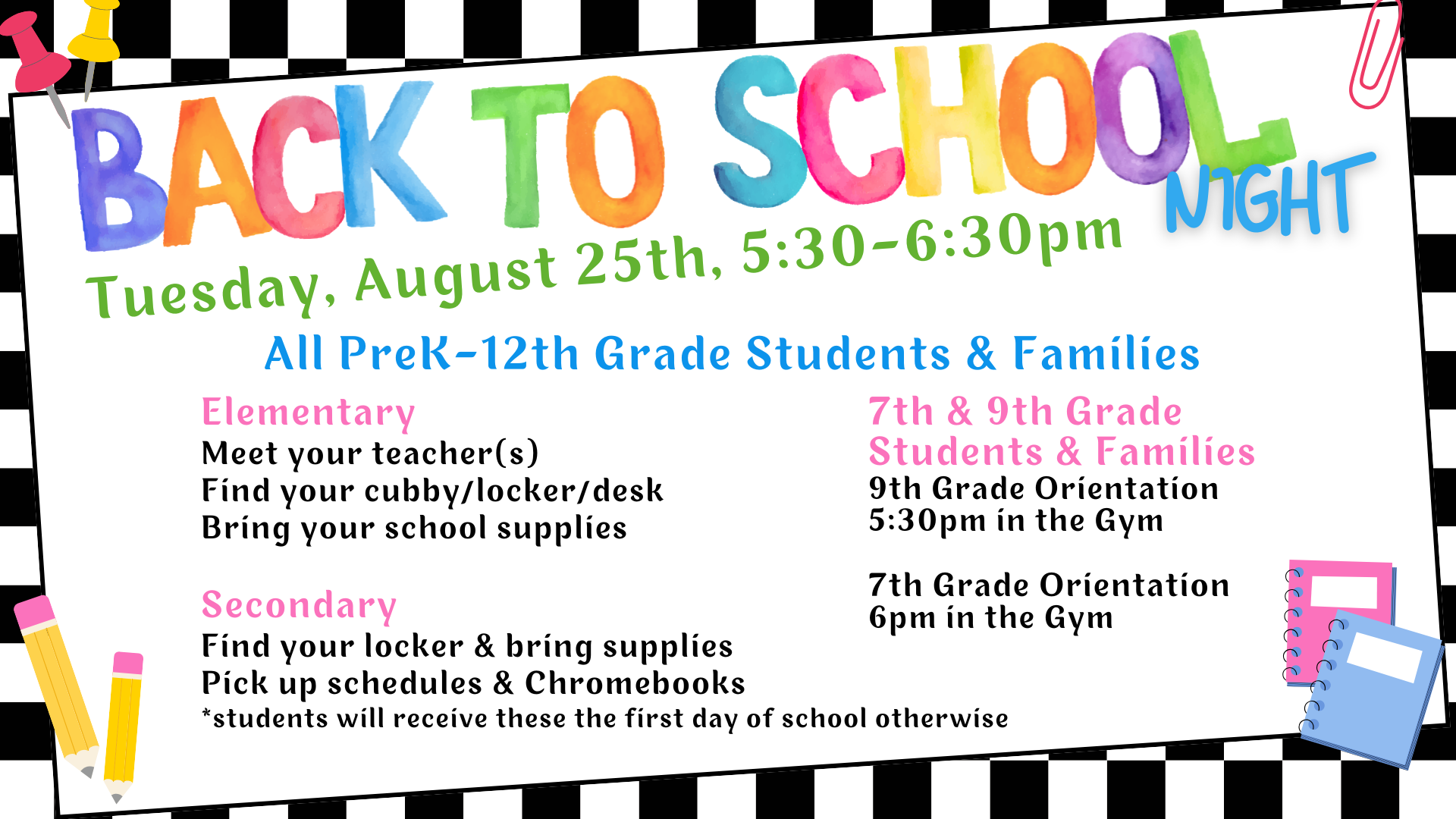 Back to School
