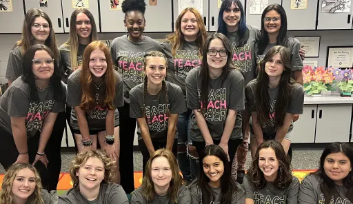 Education Professions Class group photo