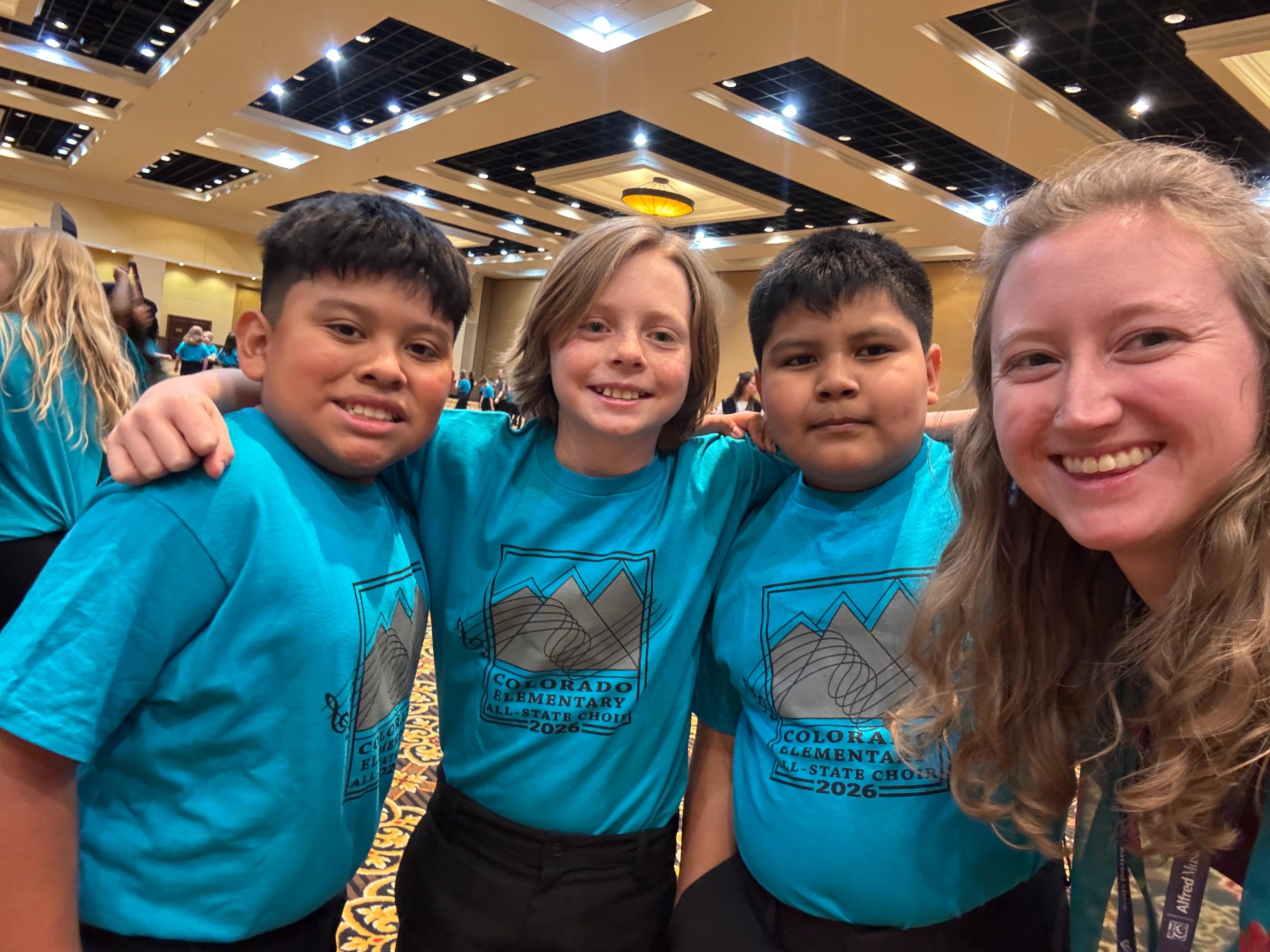 Brandon, Judah, Jonathan and Ms. Buri