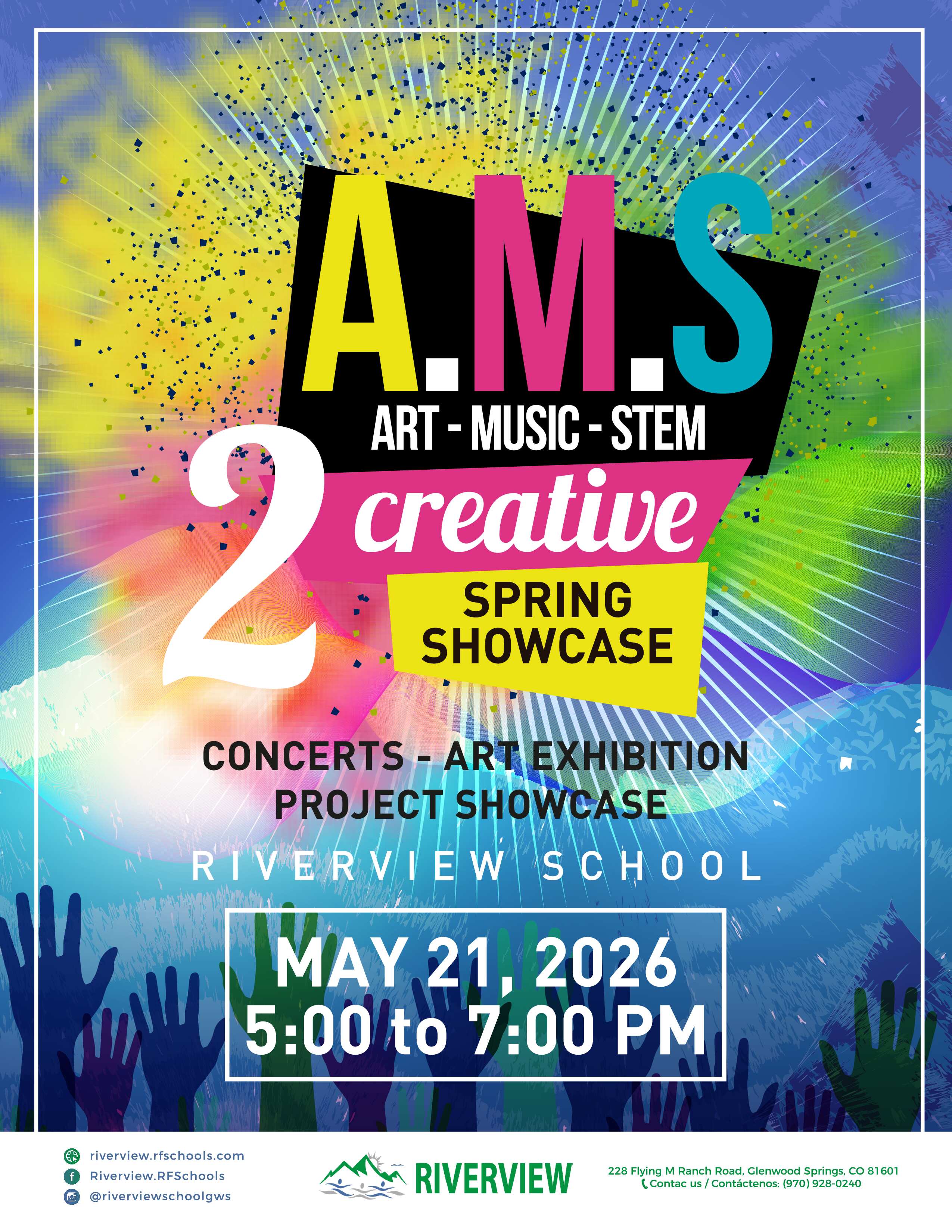 Thursday May 21st from 5 to 7 pm