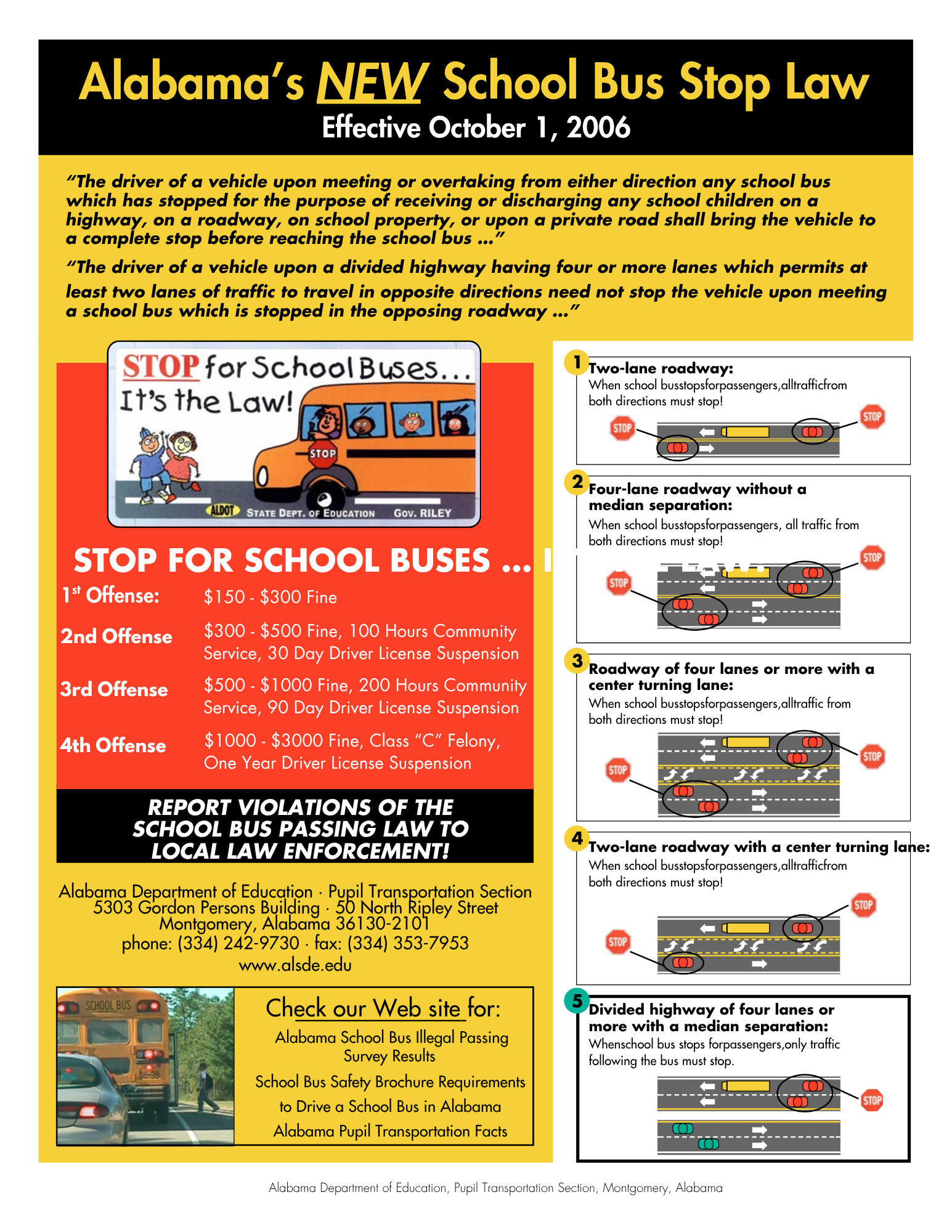 Alabama's Bus Stop Law