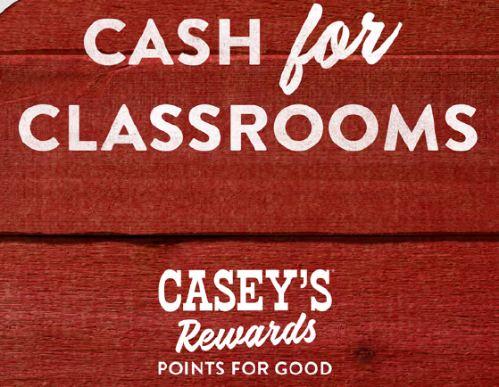 Give back to the California R-1 School District with Casey’s Rewards