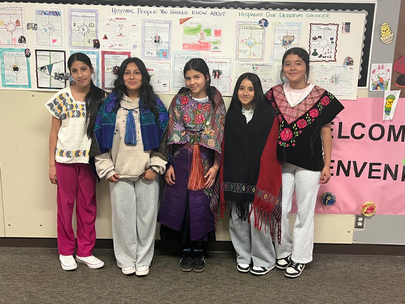 Girls in Traditional Dress