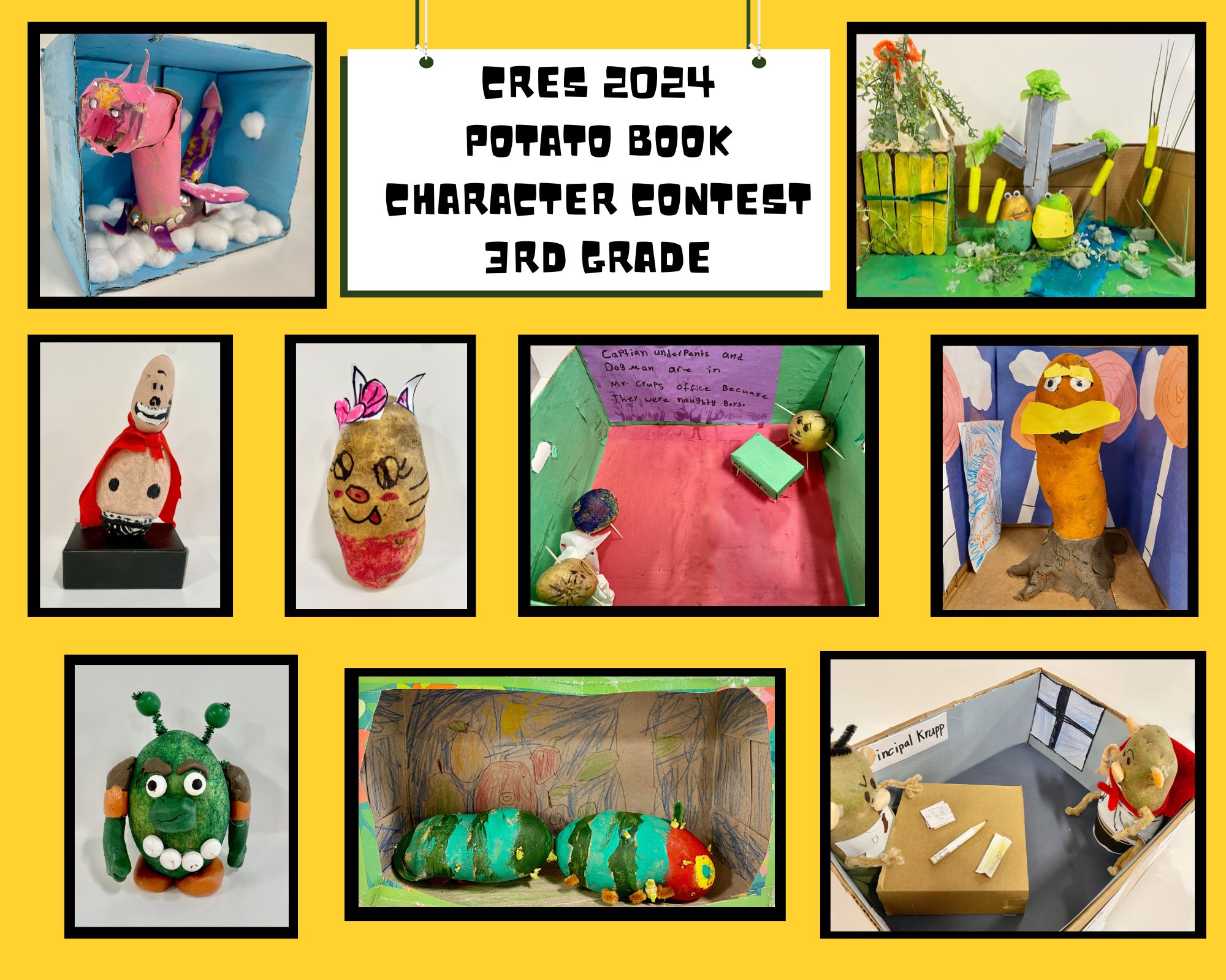 2024 Book Potato Character Contest