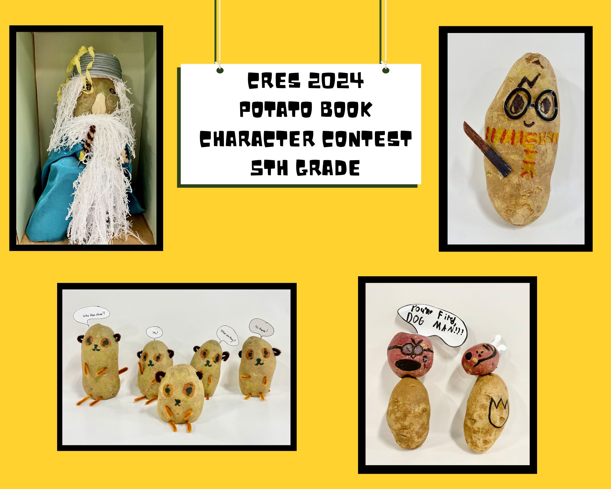 2024 Book Potato Character Contest