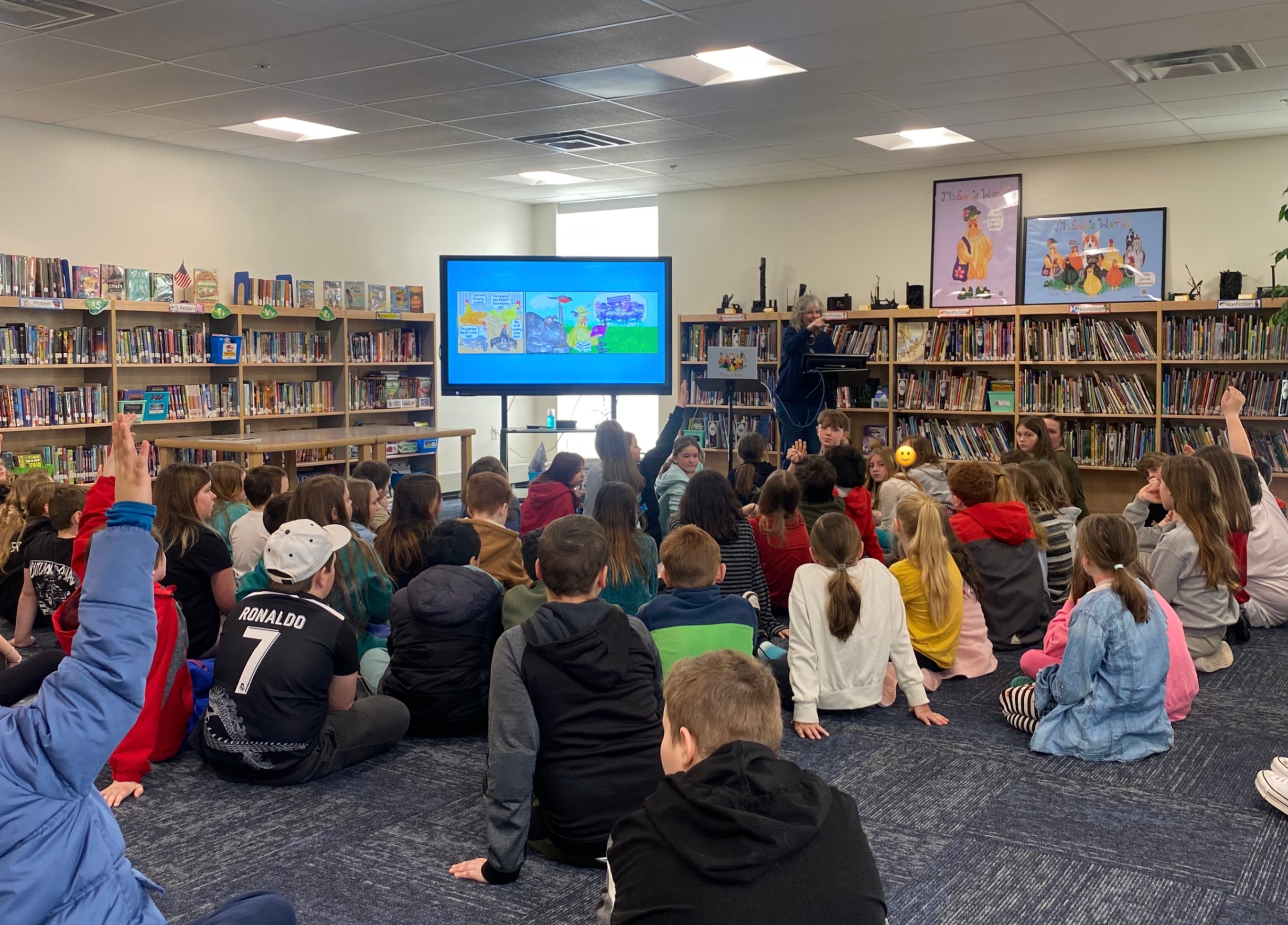 Author Kim Bean Visits 4th Grade