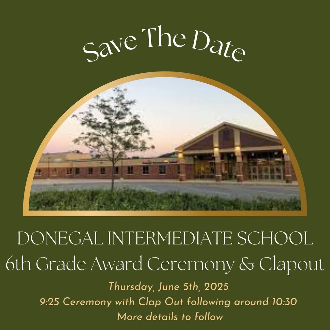 Sixth Grade Award Ceremony flier