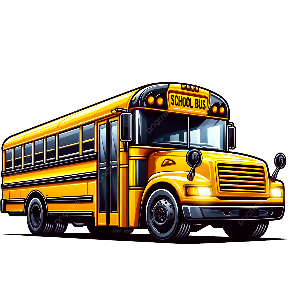 colored image of bus