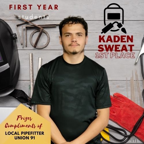KADEN SWEAT 1ST PLACE 1ST YEAR