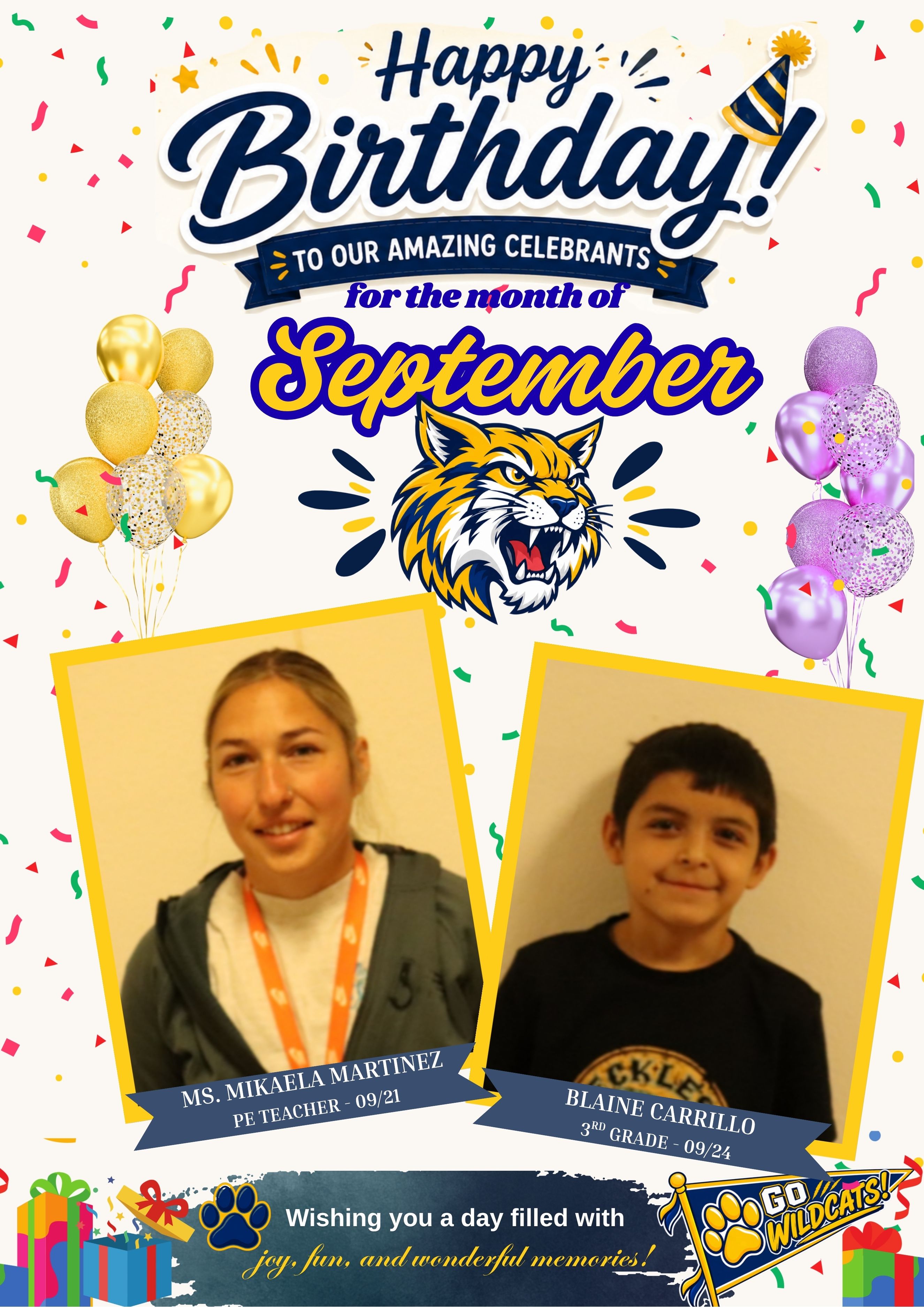 Monthly Birthday 