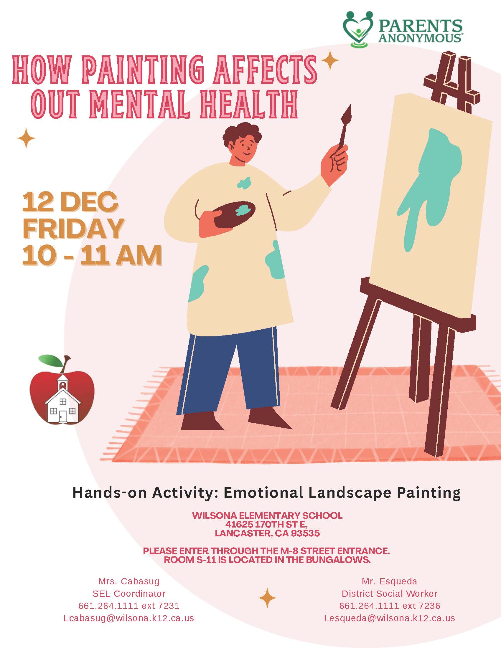 Parent Workshop flyer