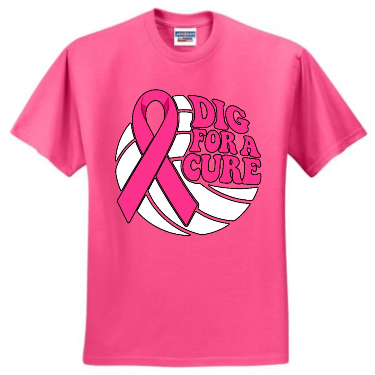 Pink Volleyball Shirt