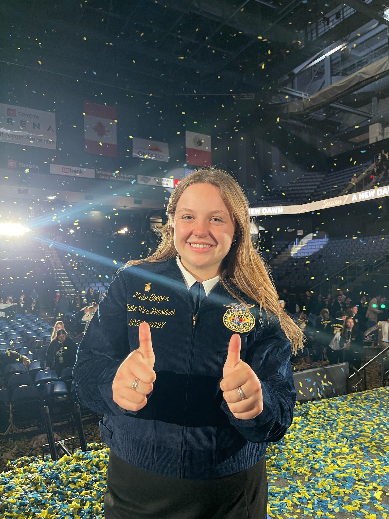 Hughson High School’s Kate Cooper Elected State FFA Vice President