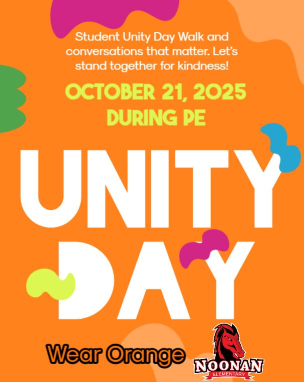 Unity Day Walk During PE......October 21st
