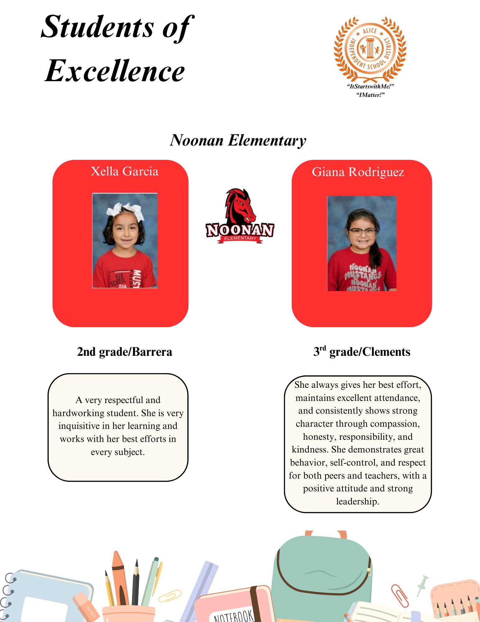 Student of Excellence
