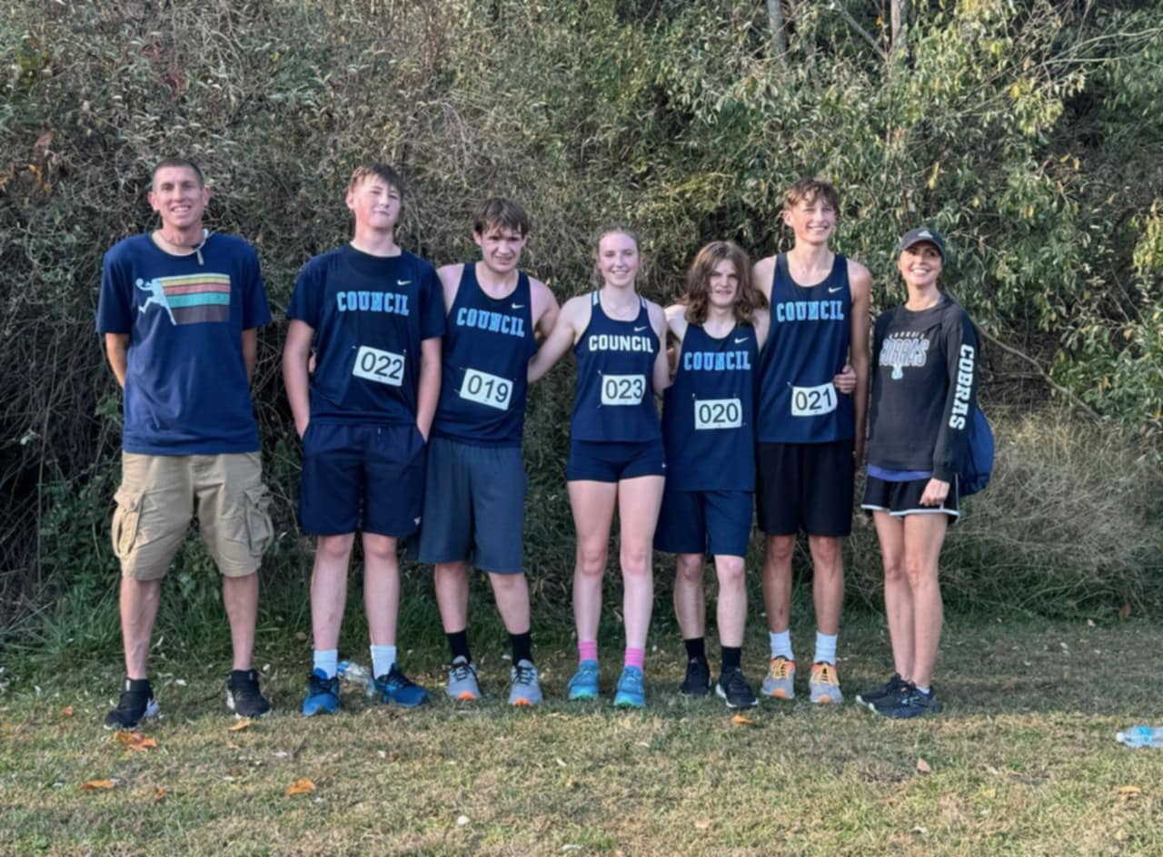 Council High School  Boys & Girls Cross Country  2018 logo