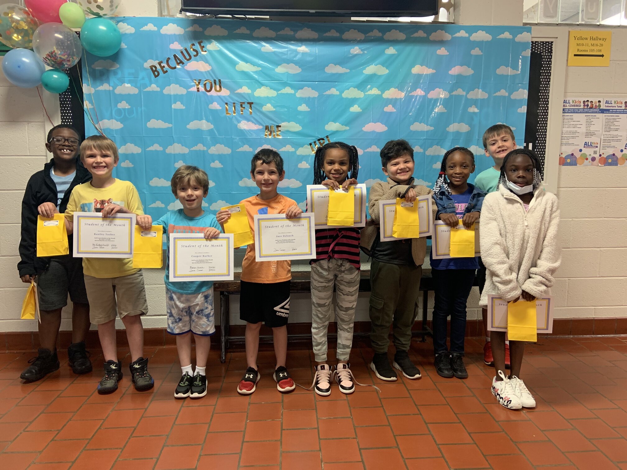 April Students of the Month