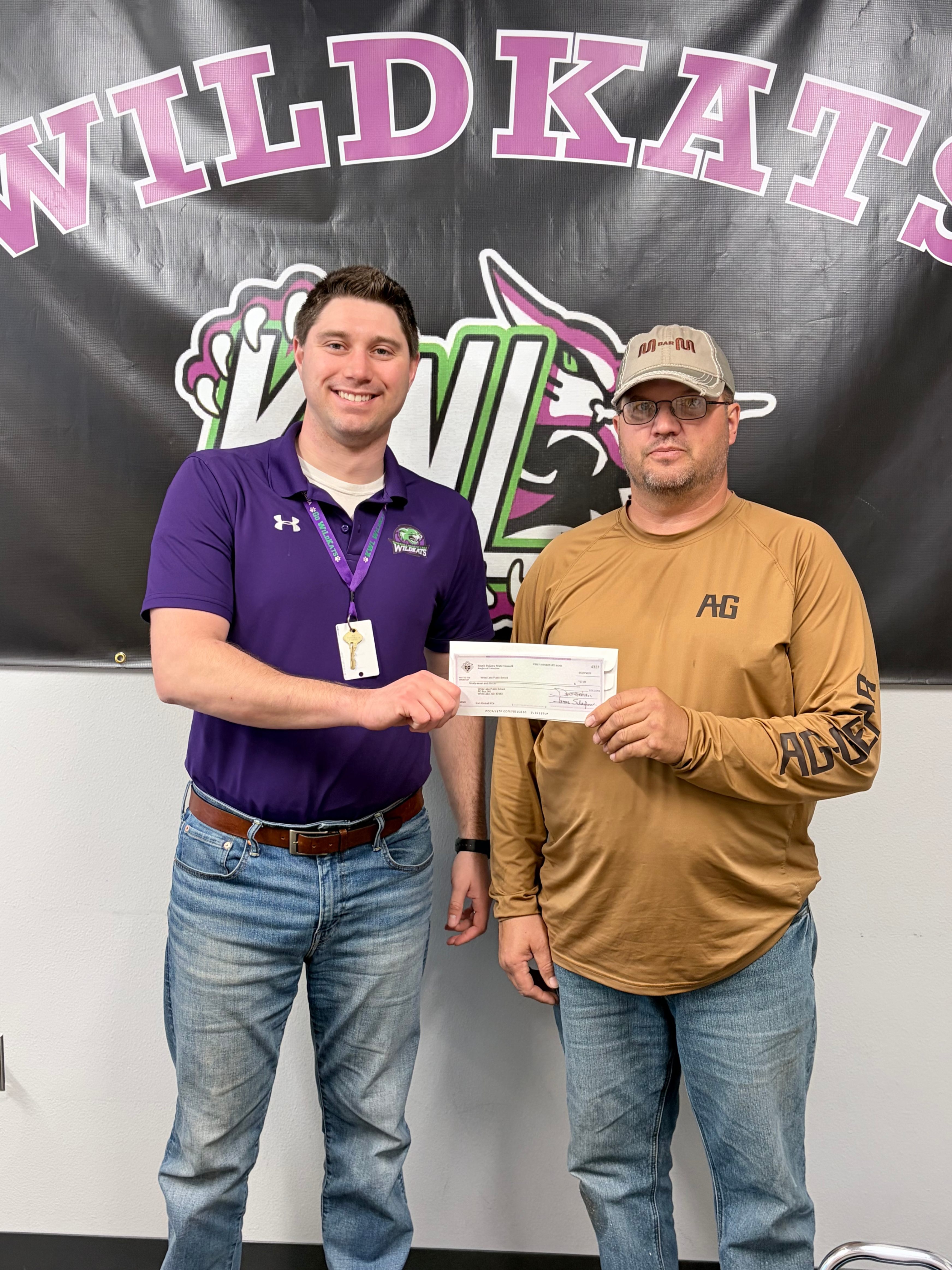 Knights of Columbus donation