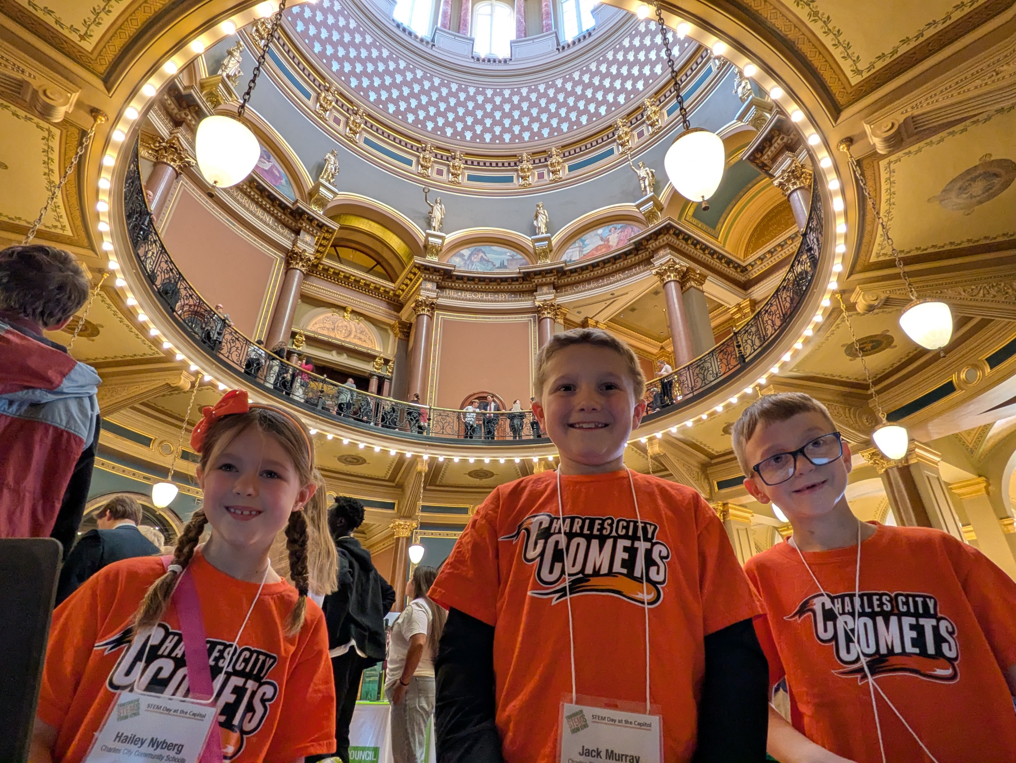 students in the Capitol