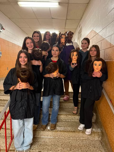 Cosmo I students and their Blind Updos