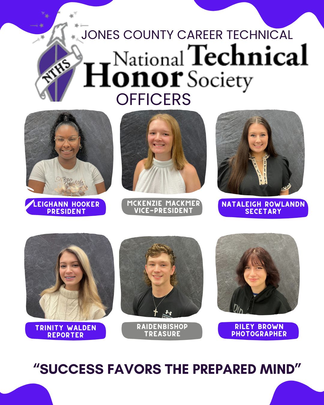 NTHS Officers