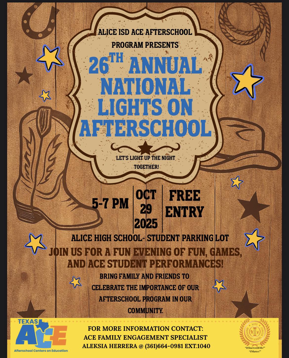 Alice ISD ACE Afterschool Program